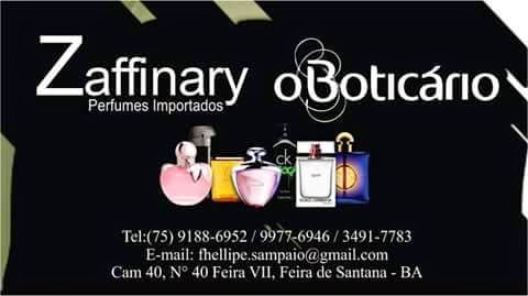 Zaffinary  Perfumes Importados fale com Fhellipe Sampaio 99776946