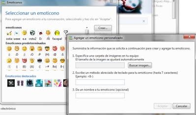 Como añadir emoticones a Messenger