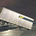 This is surprising, and makes me wonder, is it a prank? or high winds and a nose heavy load?