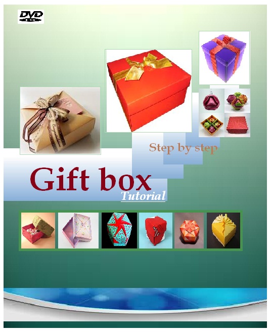 Membuat kotak kertas,video+ ebook (gift box tutorial)