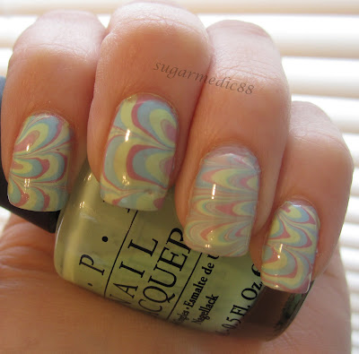 Pastel Spring Water Marble