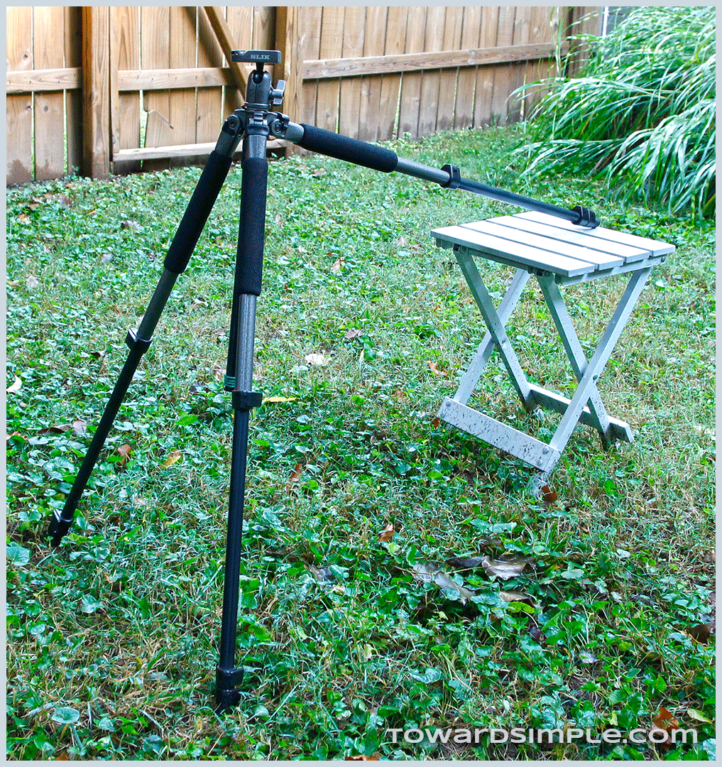 Slik Sprint Pro II adjustable leg positions Adjustable leg positions on Slik Sprint Pro II