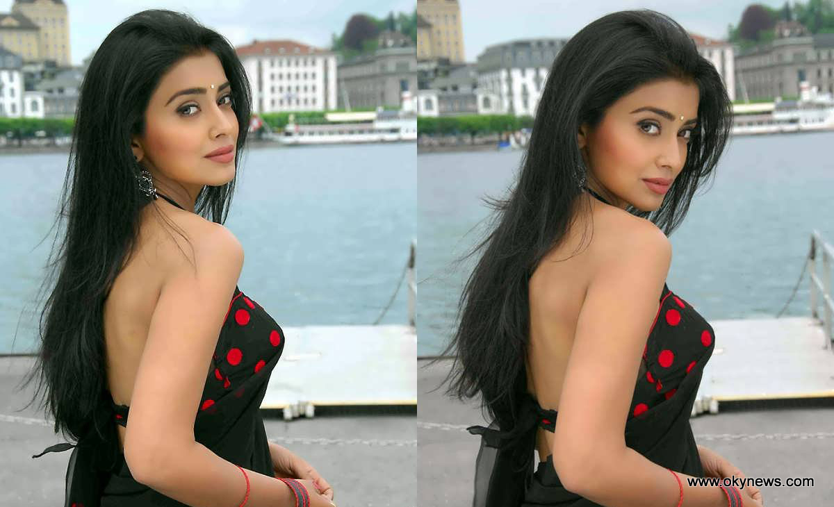 Shriya Saran Back Show Hot Stills | Bolly and Holly