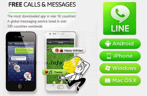 LINE Chat- aplikasi chat terbaru dari Jepun