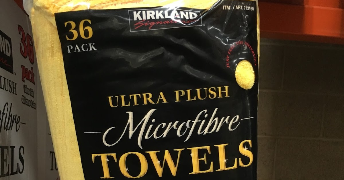Kirkland Ultra Plush Microfibre Towels | Costco Weekender