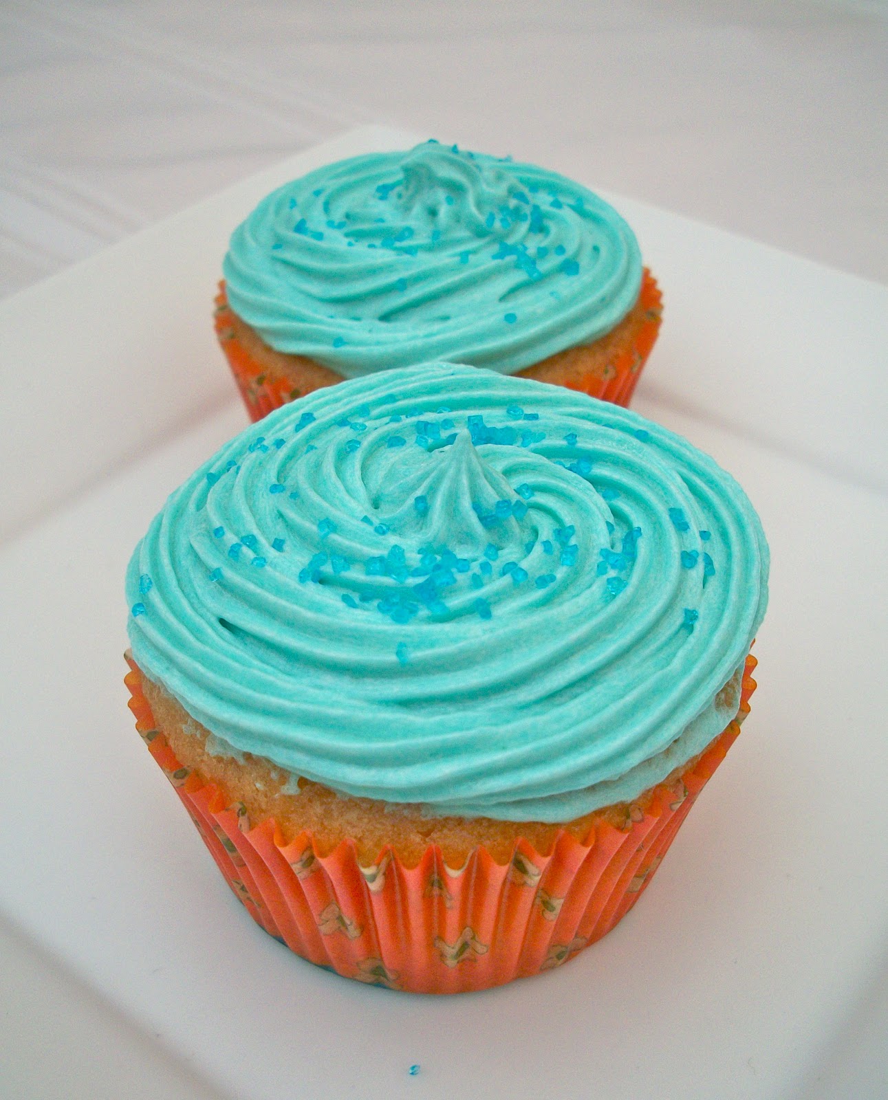 Brooke Bakes Vegan Vanilla Cupcakes for Two