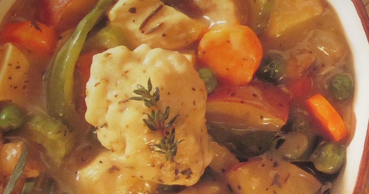 GRANDMA'S SLOW COOKER RECIPES CHICKEN STEW WITH DUMPLINGS