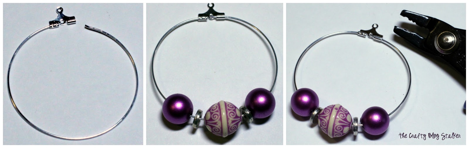 DIY Beaded Hoop Earrings The Crafty Blog Stalker