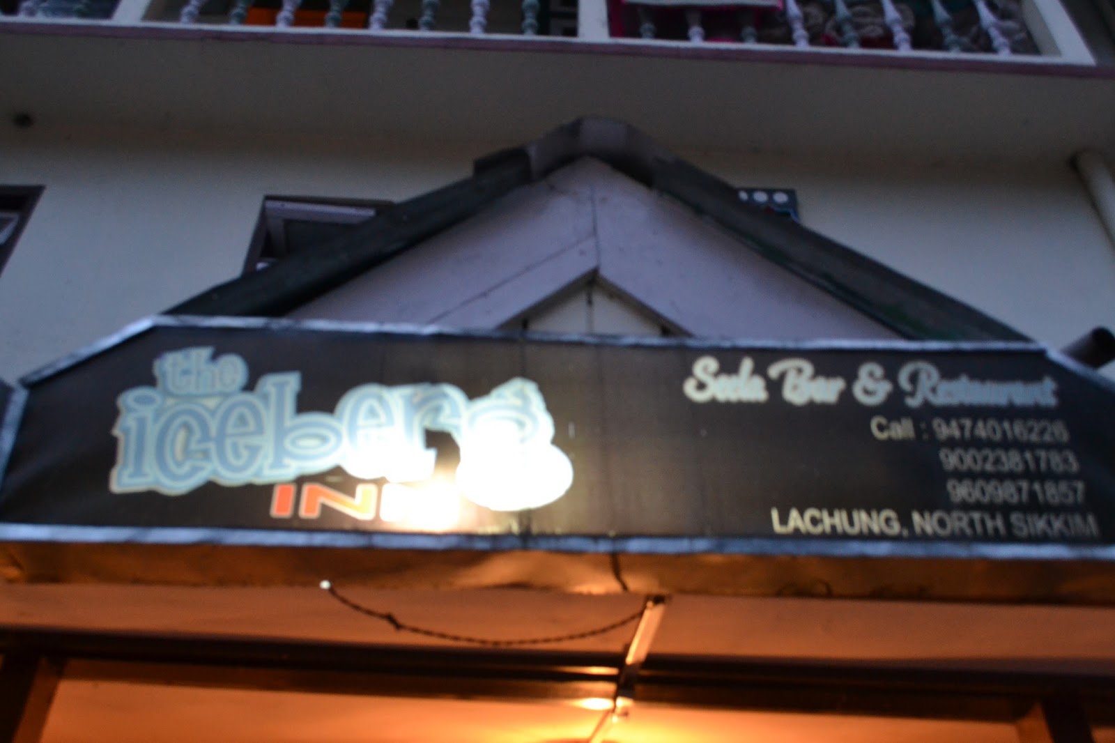 Iceberg inn , our hotel in lachung Iceberg inn , our hotel in lachung