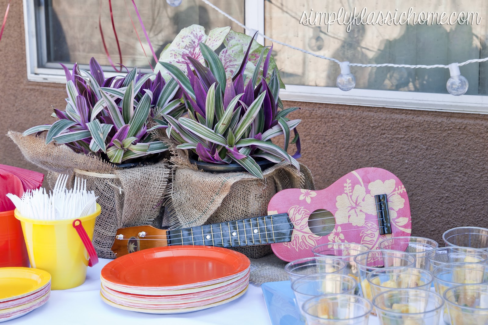 Luau Food For Kids Birthday Party