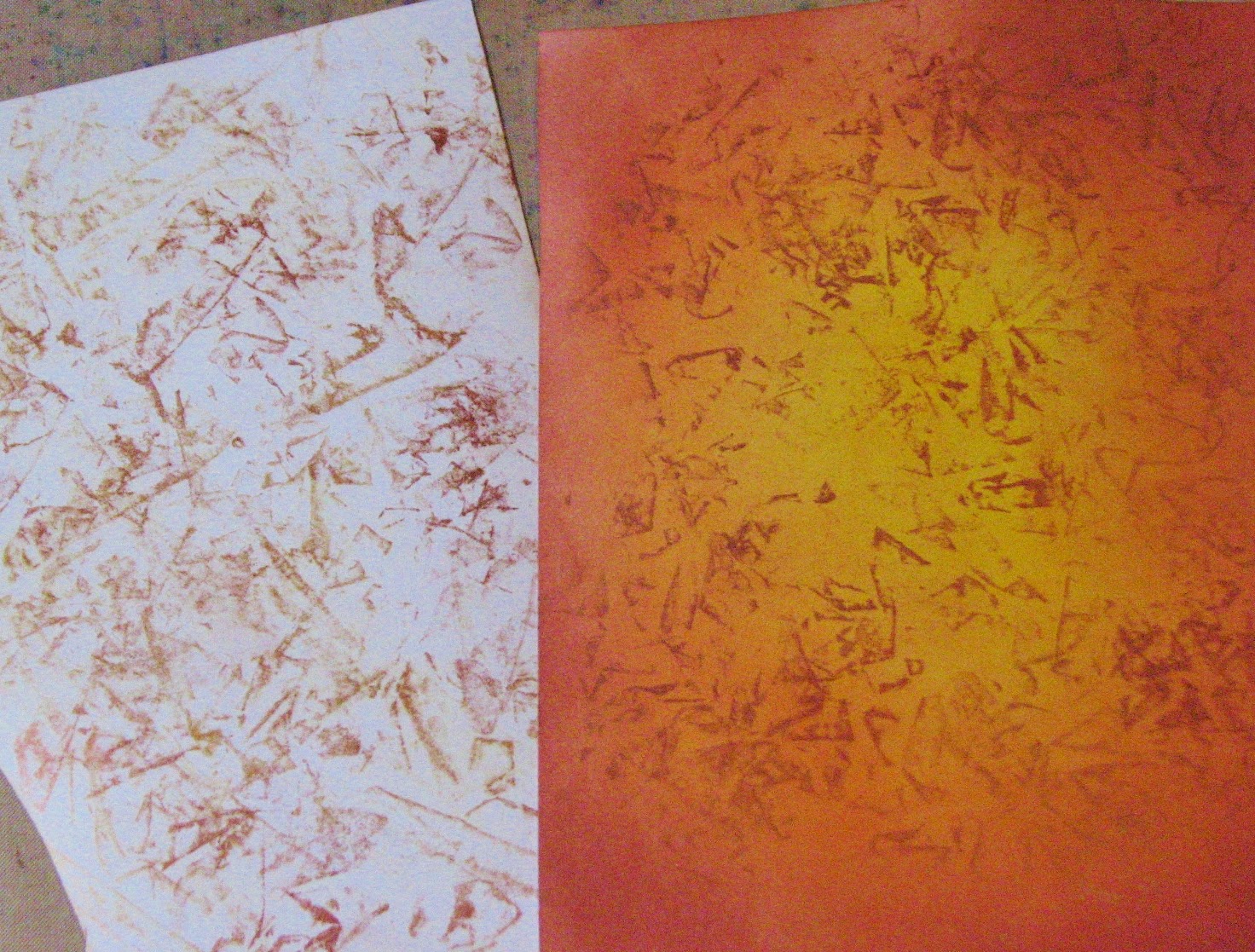 Ink Stains PanPastel Crinkle Technique