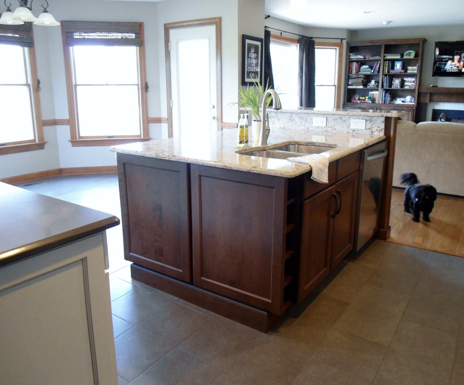 Kitchen cabinets stock Kitchen Island From Stock Cabinets