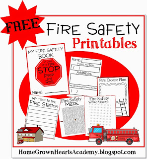 FREE Fire Safety Printables 