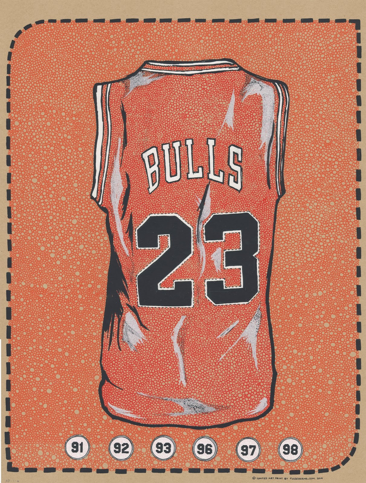 INSIDE THE ROCK POSTER FRAME BLOG Chicago sports team jersey posters