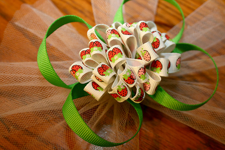 I Like Big Bows FuNkY, LOOOOPY ribbon puff pom pom tutorial