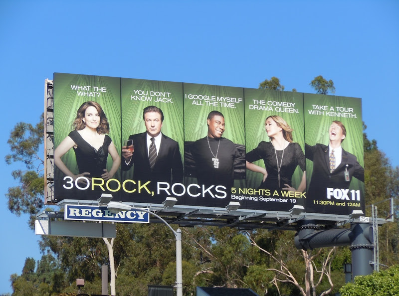 30 Rock, rocks billboard
