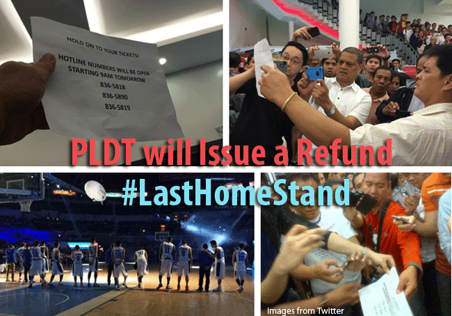 Last Stand Home Confused the Fans makes PLDT Issue a Refund Last Stand Home Confused the Fans makes PLDT Issue a Refund