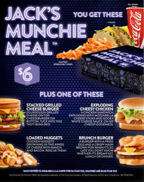 What is on Jack In The Box's menu?