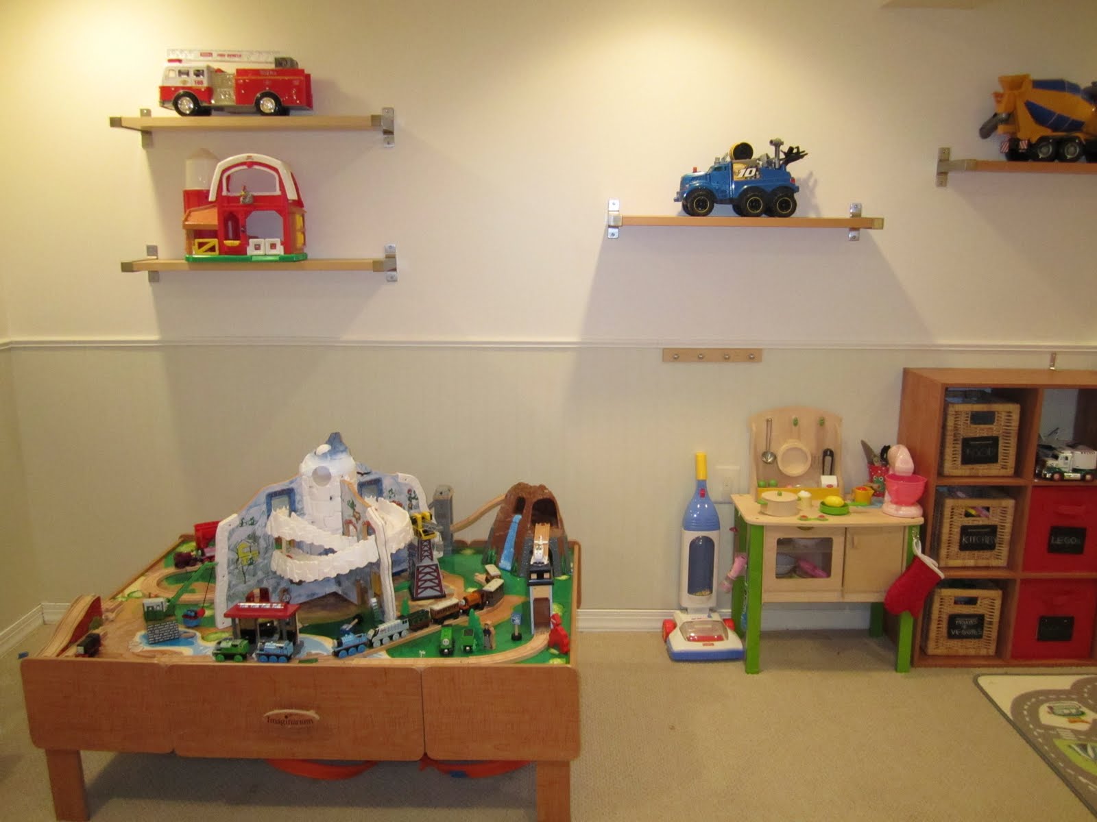 Swoon Style and Home Toy Storyage (er storage) My Basement Playroom