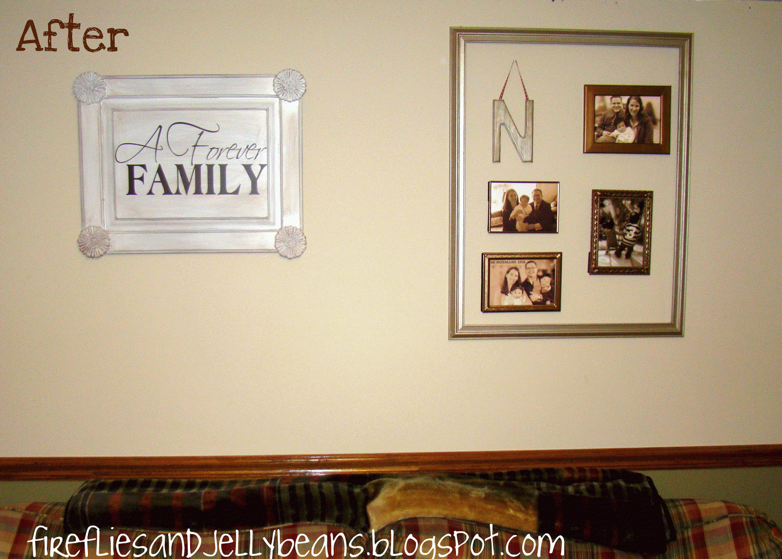 Fireflies and Jellybeans Family Frame Wall