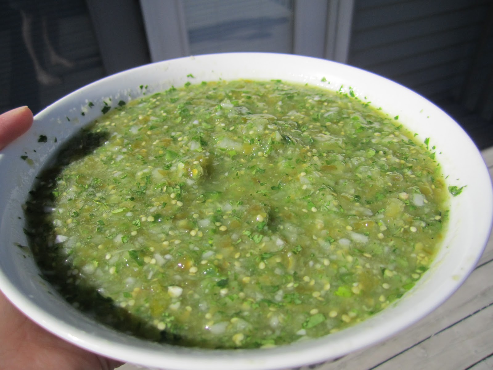 Experiencing Life Together Moe's Tomatillo Salsa