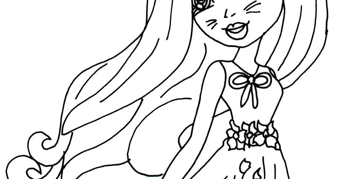 Ever After High Coloring Pages Cedar Wood Download