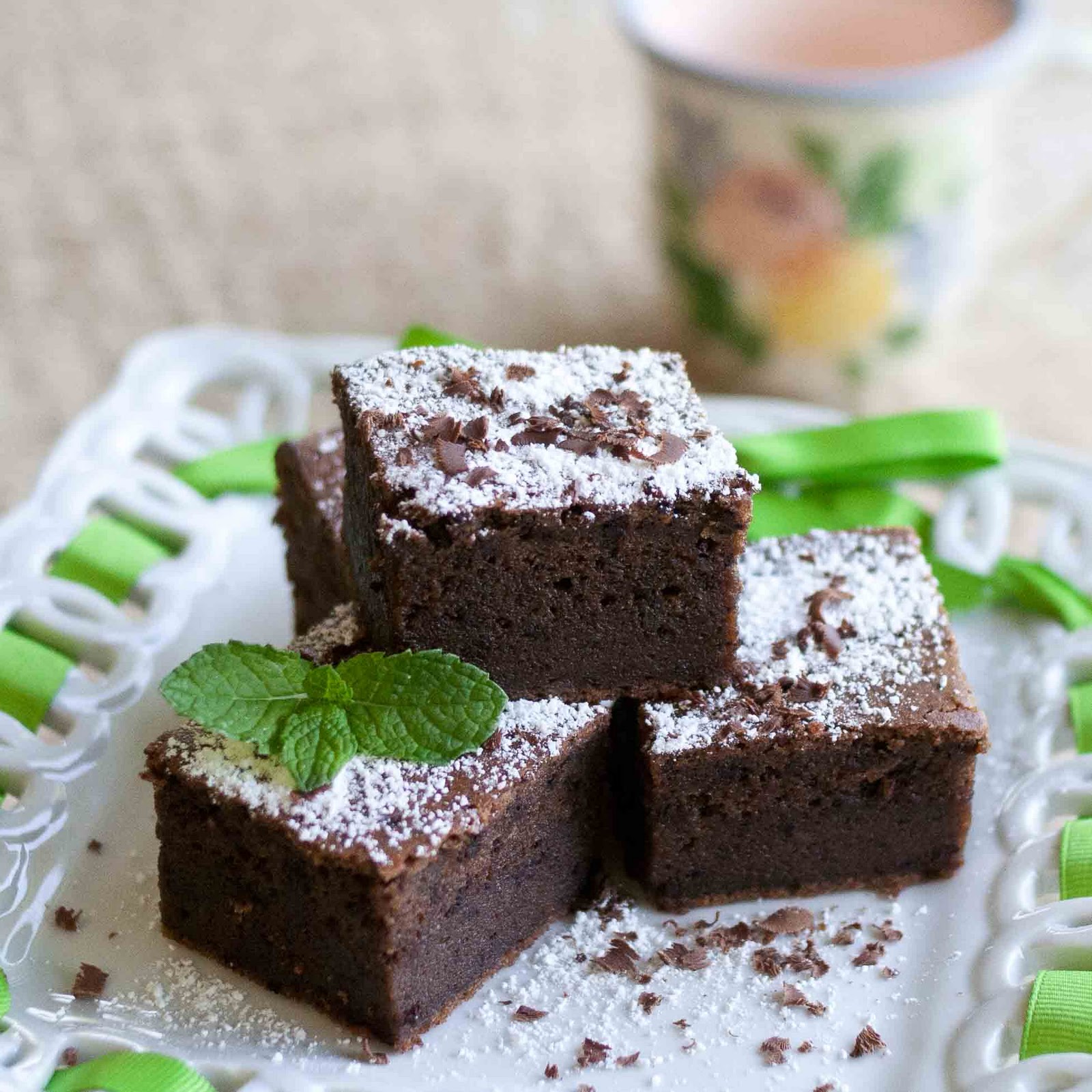 FOODjimoto Chocolate Mint Mochi Cake