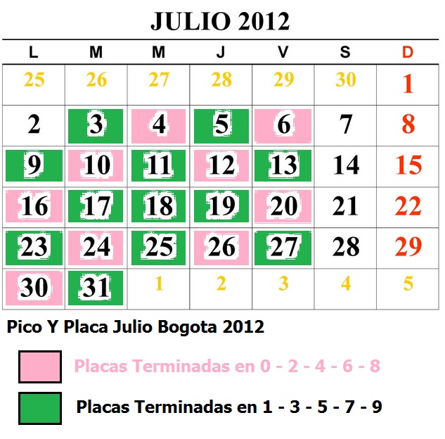Pico Y Placa Comcel Hoy 27 De Junio De 2012