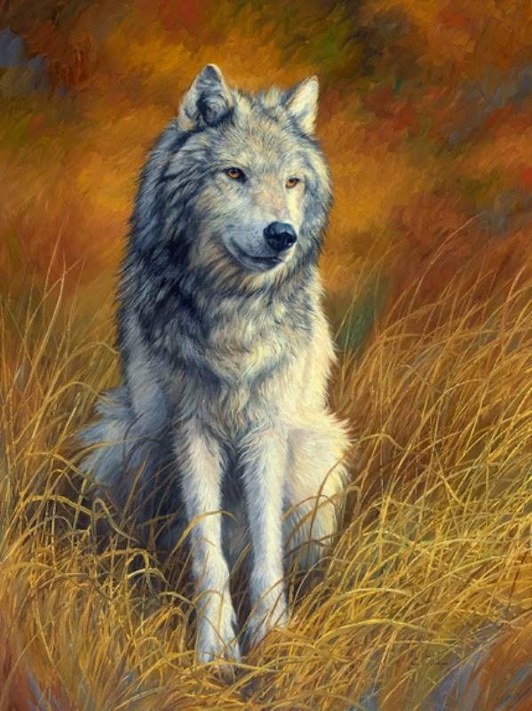 cuadros-de-lobos-pintados-al-oleo pinturas-realistas-de-lobos