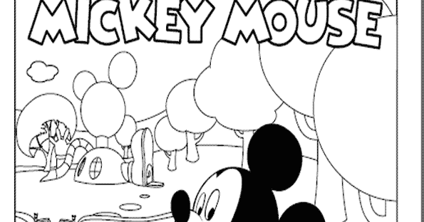 Dibujos De Mickey Mouse Para Colorear Imprimir