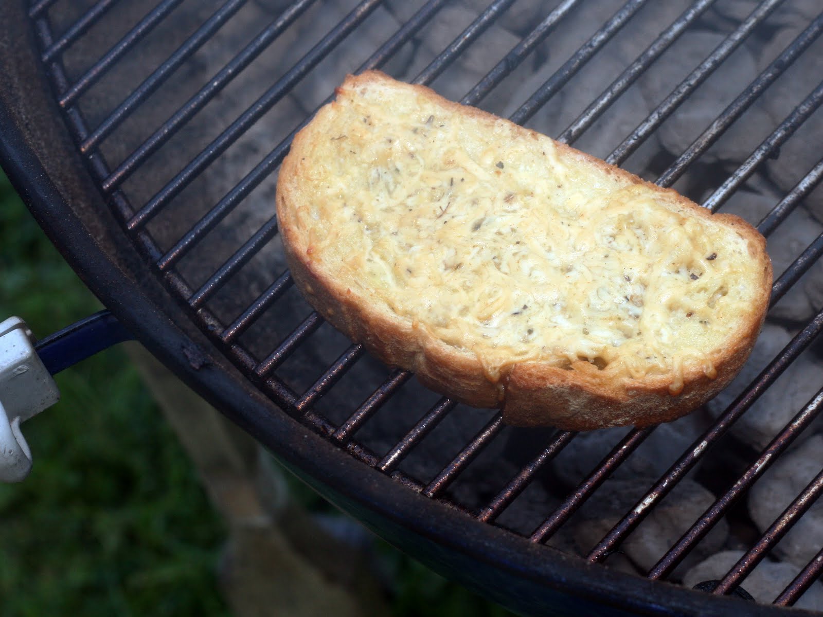 Grilled Garlic Bread Coconut & Lime