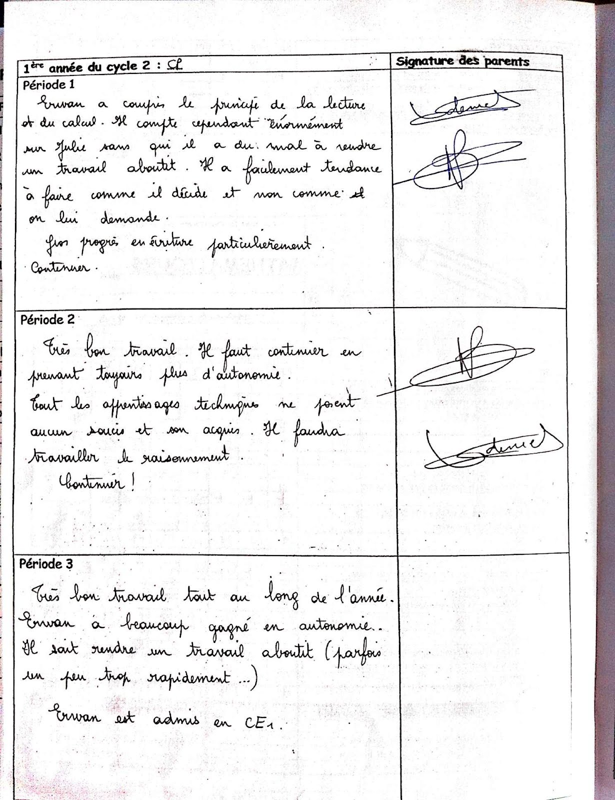 Bilan du CP d'Erwan Bulletin_Erwan-732166