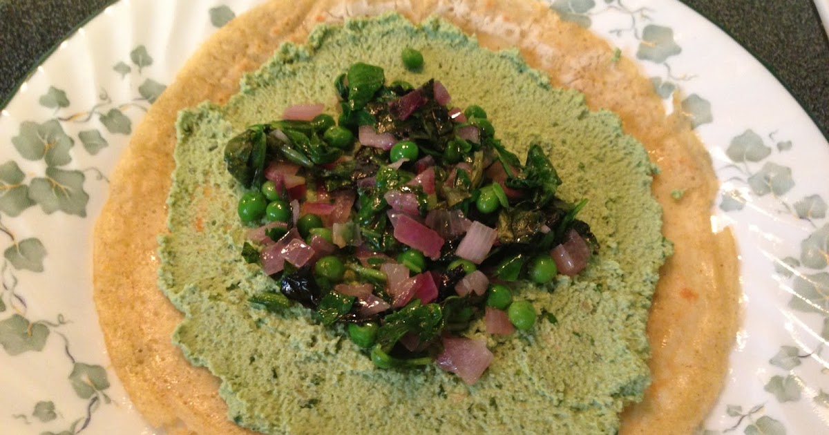 Quick'n'Healthy Millet Dosa (Crepe) Wraps