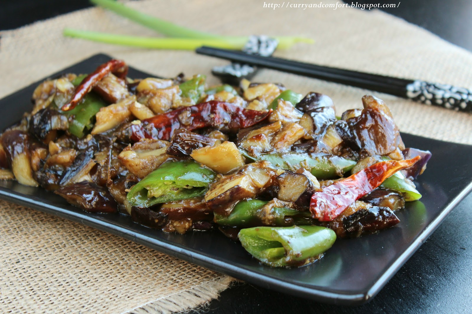 Kitchen Simmer Hunan Eggplant Stir Fry