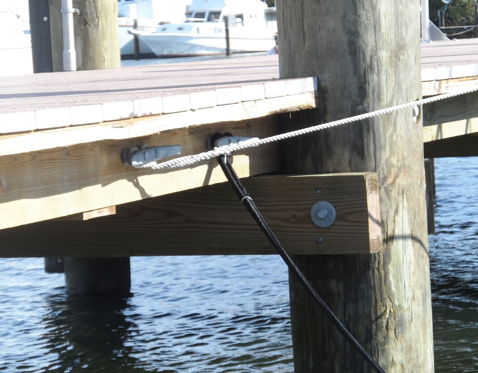 Cleats mounted under the dock? Page 2 Cruisers & Sailing Forums
