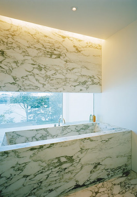 mesada de marmol minimalista