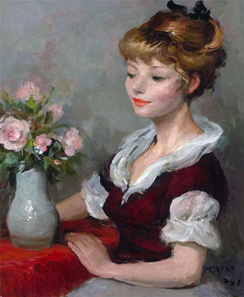 Marcel Dyf 1899-1985 | French Impressionist painter | Lady Claudine