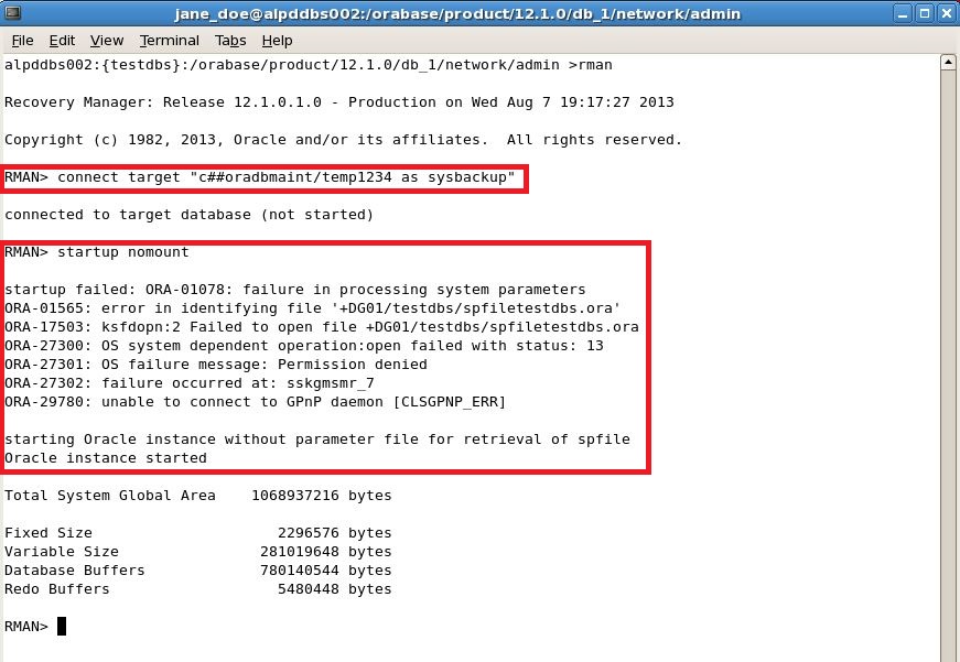 Oracle Database 12c RMAN Restore and Recover for Multitenant Architecture