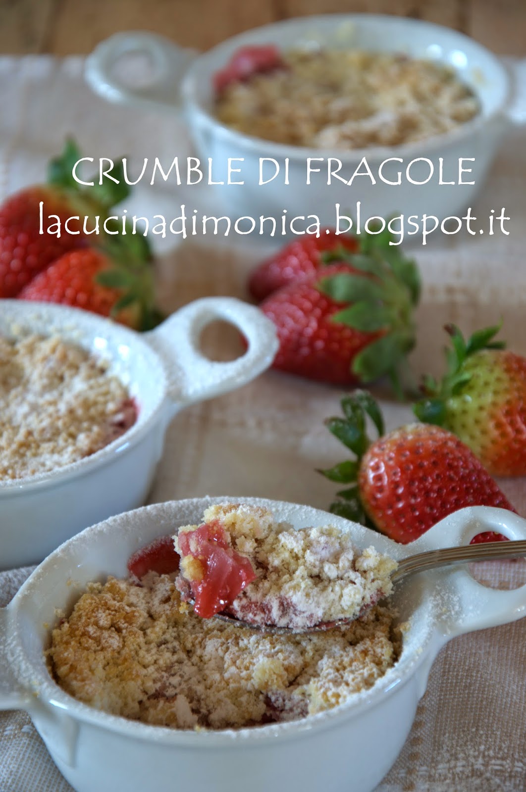 crumble di fragole