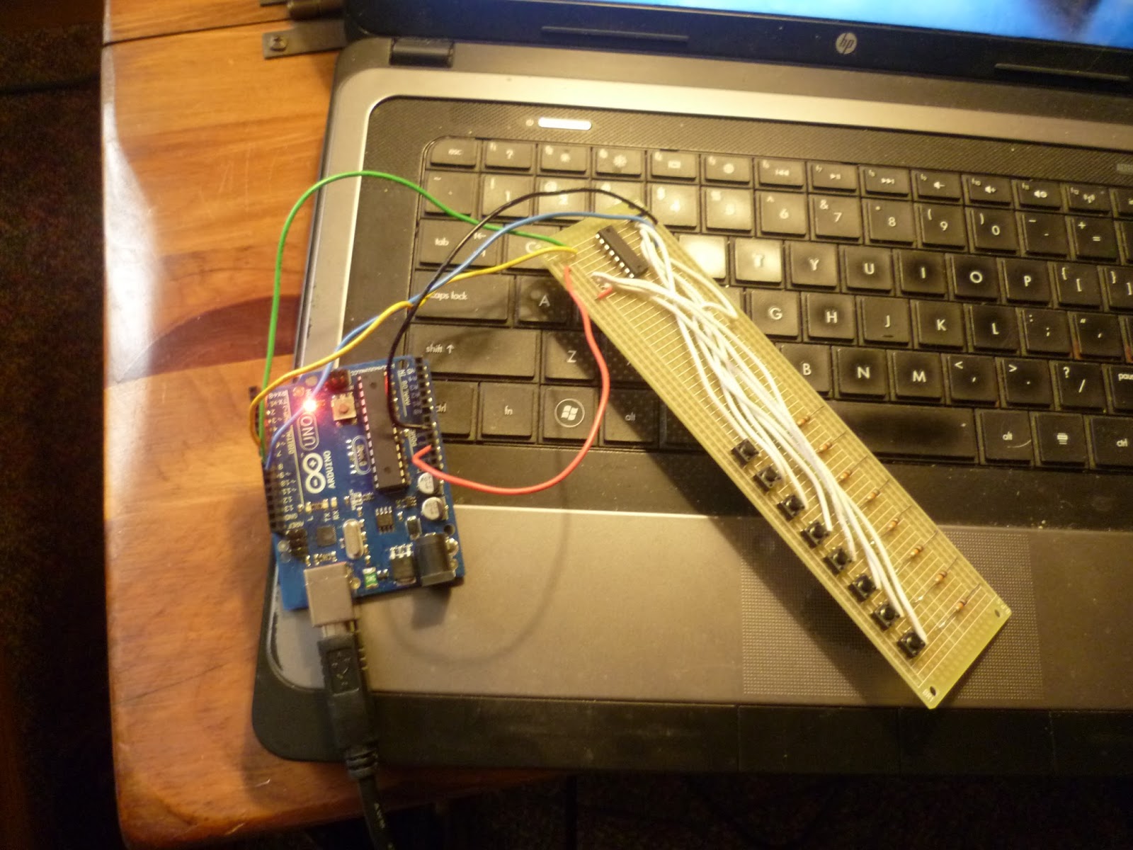 Arduino Your Home & Environment: Shift Registers Circuit Diagram