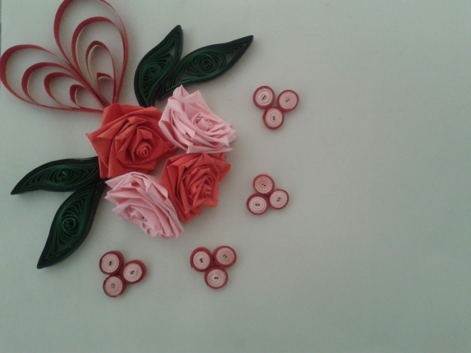 Silkribbonssthe hobby lobby Quilled roses