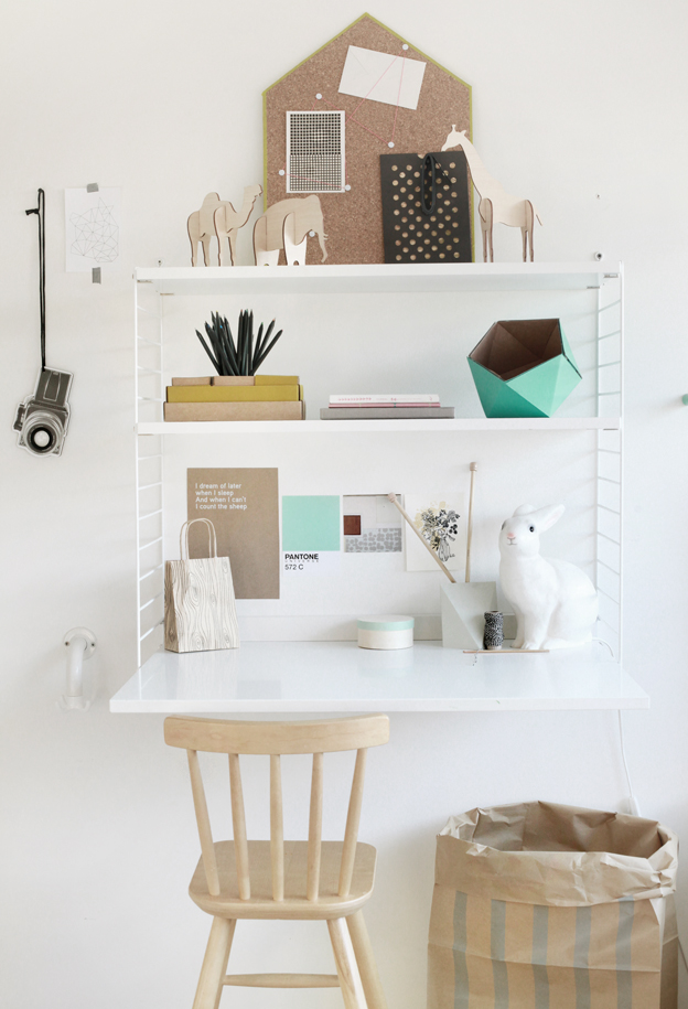 Minis Home And Living Stringhylla = skrivbord