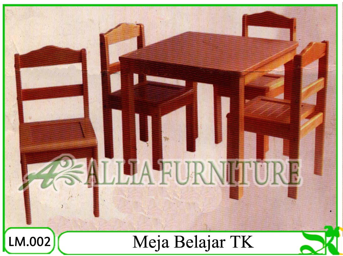Meja Belajar TK Klender Standard Allia Furniture