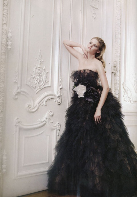 vestidos de noiva preto