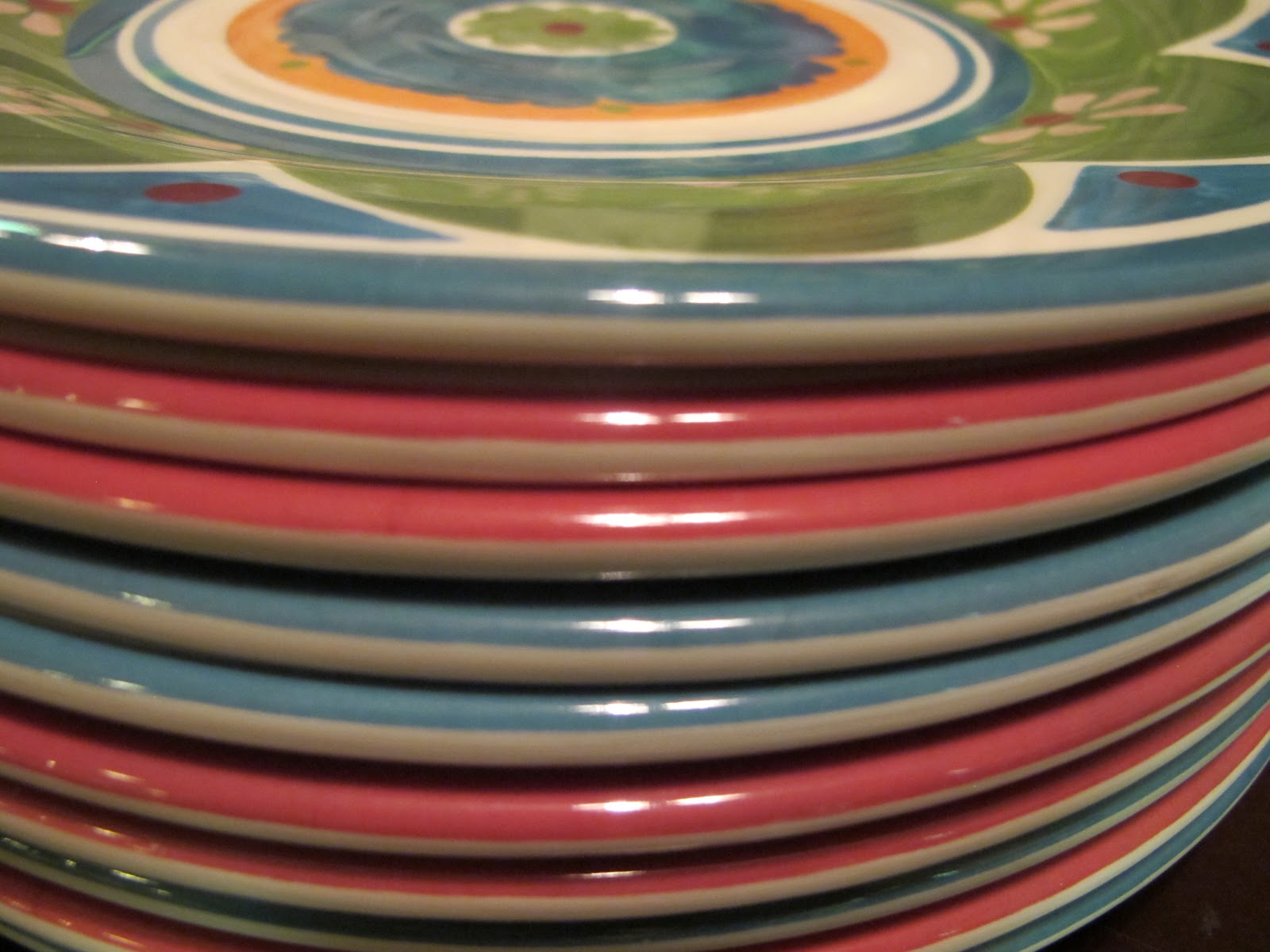 Pots, Pans & Paintbrushes Cute Patterned Target Melamine Plates