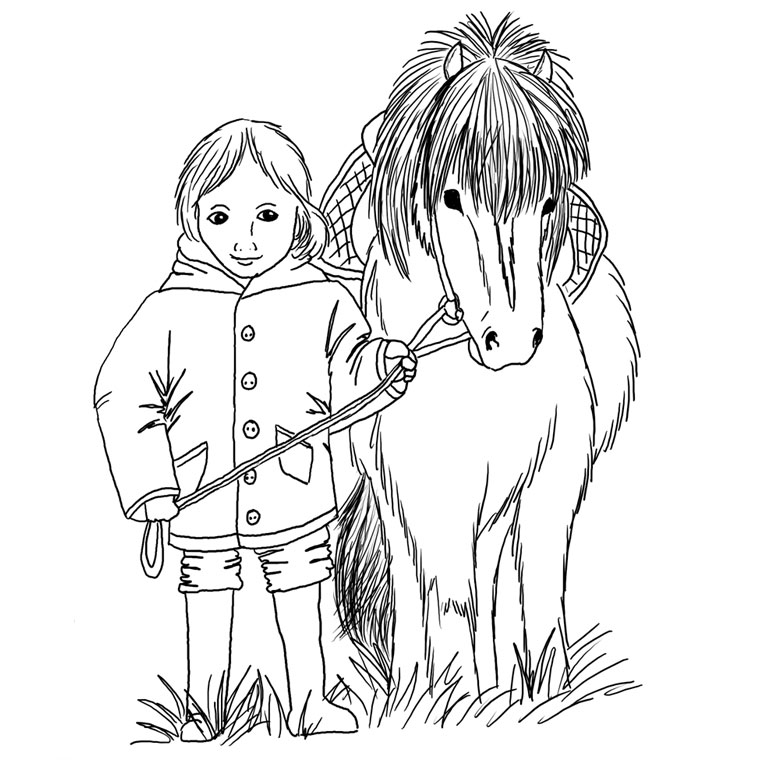 Coloriage De Poney A Imprimer