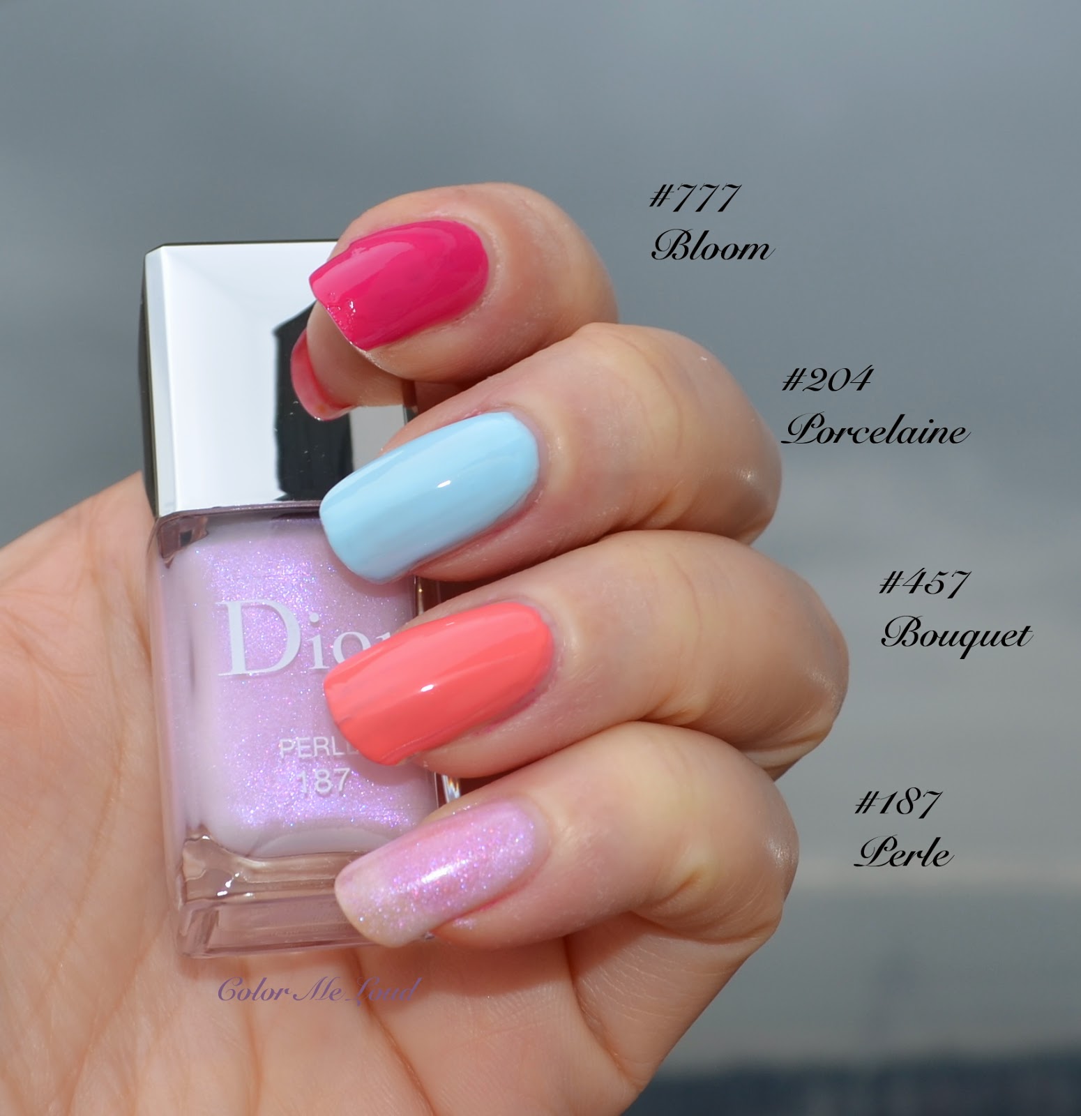 Dior Spring 2014 Nails: Dior Vernis Trianon Edition Swatched and