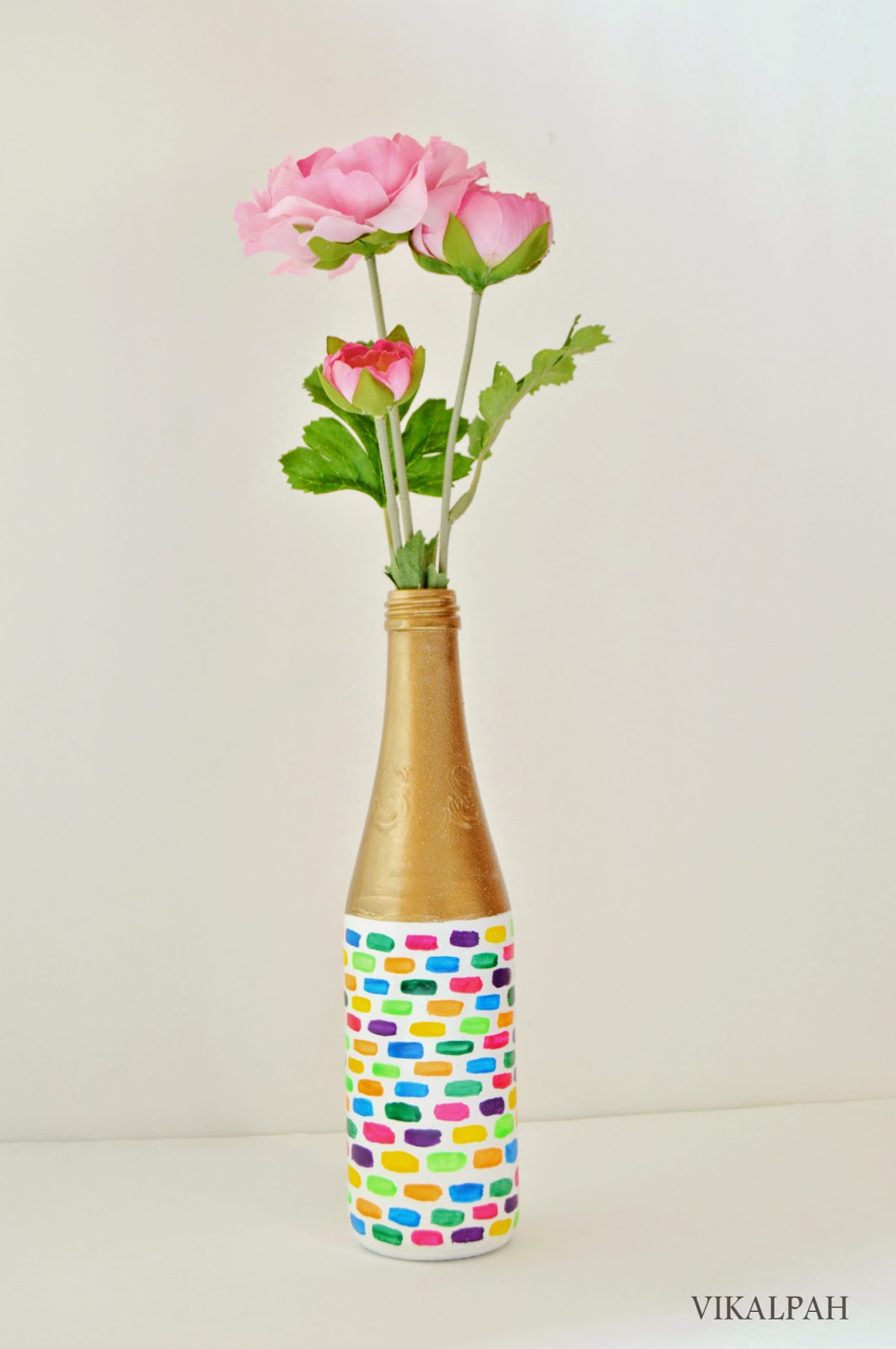 Vikalpah DIY Flower vase at home An upcycle project