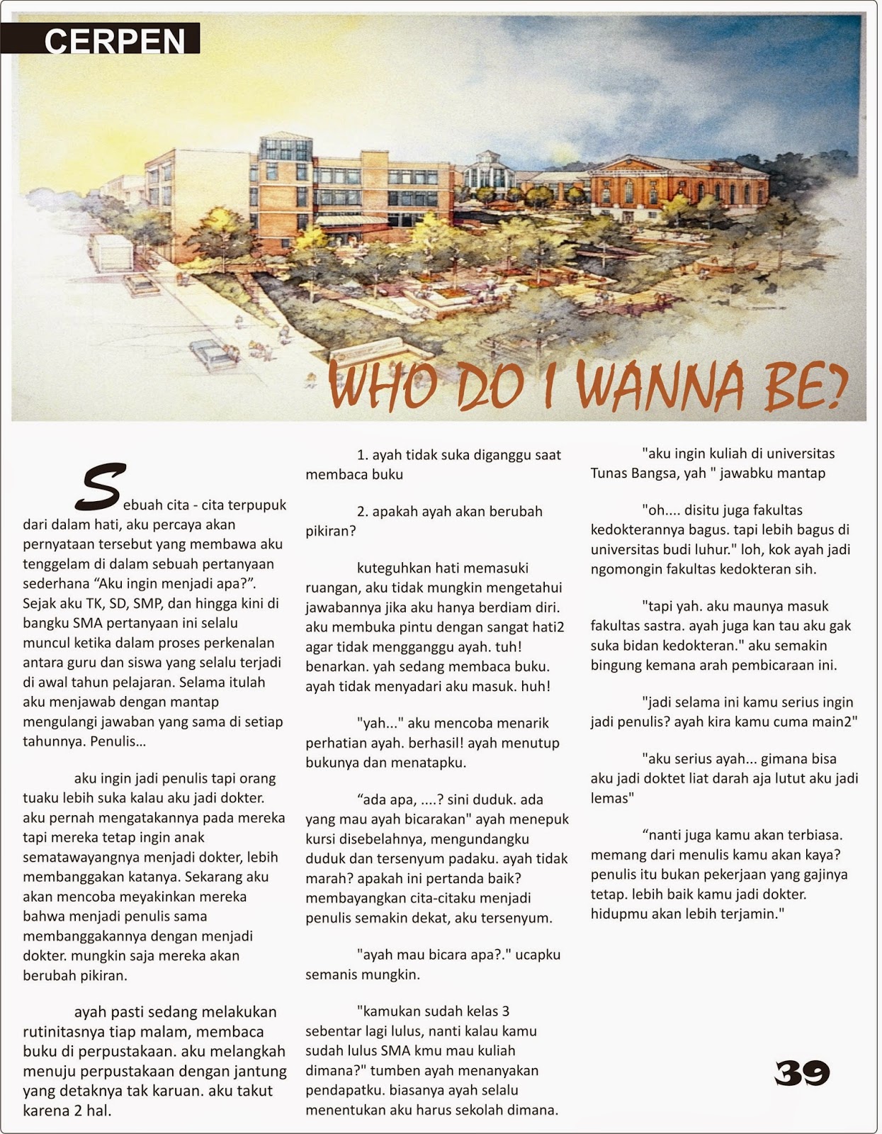 Deden Diki Septiana Contoh Desain Layout Majalah