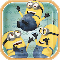 minion birthday party plates